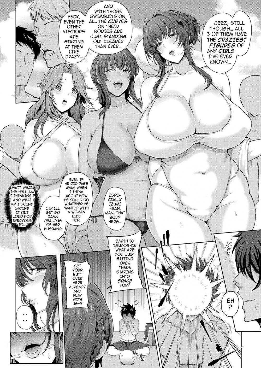 Hentai Manga Comic-The Three Older, Mature Sisters Next Door 1 -The Frustrated Widow and Me--Read-4